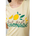 Жіноча піжама з принтом, колір жовтий, 243R7051 Ager, XL, 50, XL