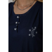 Піжама жіноча з принтом, колір синій, 243R7026 Ager, XL, 50, XL