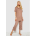 Піжама жіноча з принтом, колір мокко, 243R7021 Ager, XL, 50, XL