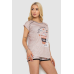 Піжама жіноча з принтом, колір бежевий, 243R7007-17 Ager, XL, 50, XL