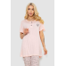 Піжама жіноча з принтом, колір персиковий, 243R7001 Ager, XL, 50, XL