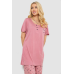 Піжама жіноча з принтом, колір пудровий, 243R6998 Ager, XL, 50, XL