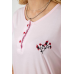 Піжама жіноча з принтом, колір рожевий, 243R6921 Ager, XL, 50, XL