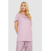 Піжама жіноча з принтом, колір бузковий, 243R6811 Ager, XL, 50, XL