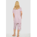 Піжама жіноча з принтом, колір бузковий, 243R6762 Ager, XL, 50, XL