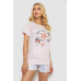 Піжама жіноча, колір світло-рожевий, 243R50582 Ager, XXL, 52, XXL