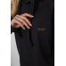 Туніка жіноча на флісі, колір чорний, 243R462 50, 50, XL