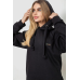 Туніка жіноча на флісі, колір чорний, 243R462 50, 50, XL