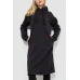 Туніка жіноча на флісі, колір чорний, 243R462 54, 54, XXXL