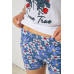 Піжама жіноча з принтом, колір білий, 243R3049-1 XL, 50, XL