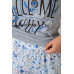 Піжама жіноча, колір сірий, 243R2527 XL, 50, XL