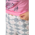 Піжама жіноча, колір рожевий, 243R2509 XL, 50, XL