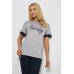 Піжама жіноча з принтом, колір сірий, 243R2120 Ager, XL, 50, XL