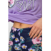 Піжама жіноча з принтом, колір бузковий, 243R2038-D Ager, XXL, 52, XXL