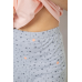 Жіноча піжама з принтом, колір персиковий, 243R1602-008 Ager, XXL, 52, XXL