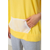 Піжама жіноча з принтом, колір жовтий, 243R1600-032-1 Ager, XXL, 52, XXL