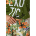 Піжама жіноча з принтом, колір зелений, 243R15452 Ager, XL, 50, XL