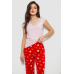 Піжама жіноча, колір рожевий, 243R1484-025 Ager, XL, 50, XL