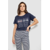 Піжама жіноча, колір синій, 243R1484-019 Ager, XL, 50, XL