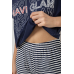 Піжама жіноча, колір синій, 243R1484-019 Ager, XL, 50, XL