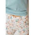 Піжама жіноча з принтом, колір оливковий, 243R1484-005 Ager, XL, 50, XL