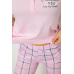Піжама жіноча з принтом, колір рожевий, 243R10230 Ager, XL, 50, XL