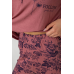 Піжама жіноча з принтом, колір сливовий, 243R10197 Ager, XXL, 52, XXL