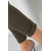 Лосини утеплені на флісі, колір темно-оливковий, 243R053 XXL, 52, XXL