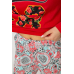 Піжама жіноча на флісі, колір червоний, 243R04256 Ager, XL, 50, XL