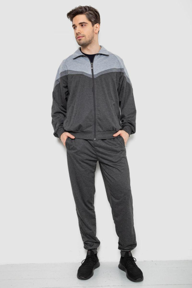 Спортивний костюм чоловічий, колір сірий, 244R9147 Ager, XXL, 52, XXL