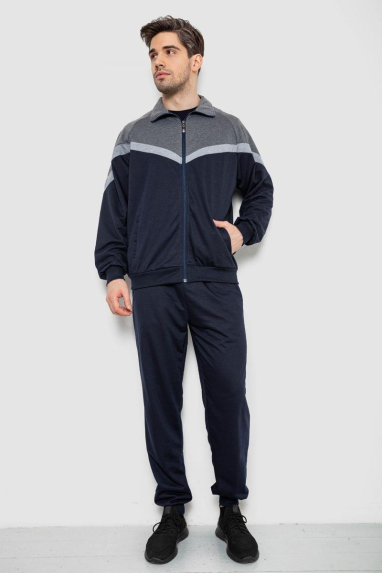 Спортивний костюм чоловічий, колір сіро-синій, 244R9147 Ager, XXXL, 54, XXXL
