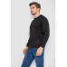Світшот чоловічий утеплений, колір чорний, 242R054 5XL, 58, 5XL