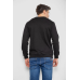 Світшот чоловічий утеплений, колір чорний, 242R054 XL, 50, XL