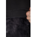 Світшот чоловічий утеплений, колір чорний, 242R054 XL, 50, XL