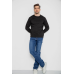 Світшот чоловічий утеплений, колір чорний, 242R054 XXL, 52, XXL