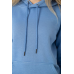 Худі жіночий на флісі, колір джинс, 242R053 50, XL
