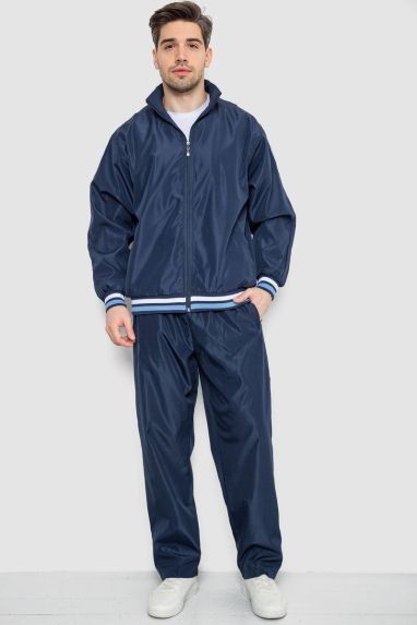 Спорт чоловічий костюм, колір синій, 244R901-1 XXL, 52, XXL