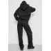 Спортивний костюм жіночий на флісі, колір чорний, 241R2001-2 XL, 50, XL