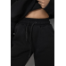 Спортивний костюм жіночий на флісі, колір чорний, 241R2001-2 XL, 50, XL