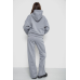 Спортивний костюм жіночий на флісі, колір сірий, 241R2001-2 XL, 50, XL