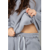 Спортивний костюм жіночий на флісі, колір сірий, 241R2001-2 XL, 50, XL