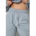 Спортивний костюм жіночий на флісі, колір світло-сірий, 241R2001-2 XL, 50, XL