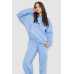 Спортивний костюм жіночий на флісі, колір блакитний, 241R2001-2 XL, 50, XL