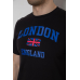 Футболка чоловіча з принтом, колір чорний, 241R1909 XL, 50, XL