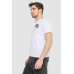 Футболка чоловіча з принтом, колір білий, 241R1908 XL, 50, XL