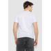Футболка чоловіча з принтом, колір білий, 241R1908 XL, 50, XL
