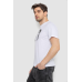 Футболка чоловіча з принтом, колір білий, 241R1906 XL, 50, XL