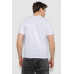 Футболка чоловіча з принтом, колір білий, 241R1906 XL, 50, XL