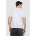 Футболка чоловіча з принтом, колір білий, 241R1905 XXL, 52, XXL