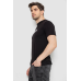 Футболка чоловіча з принтом, колір чорний, 241R1902 XXL, 52, XXL